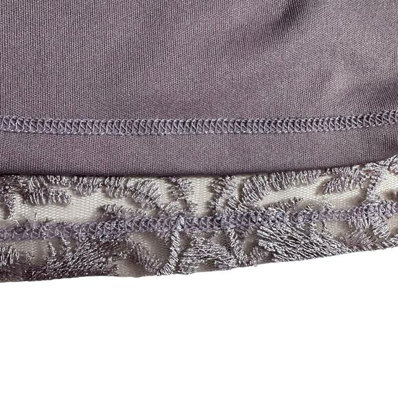 Speechless Plus Size 16 Damask Pattern V-Neck Formal Gown Lavender Prom Formal - Picture 13 of 16